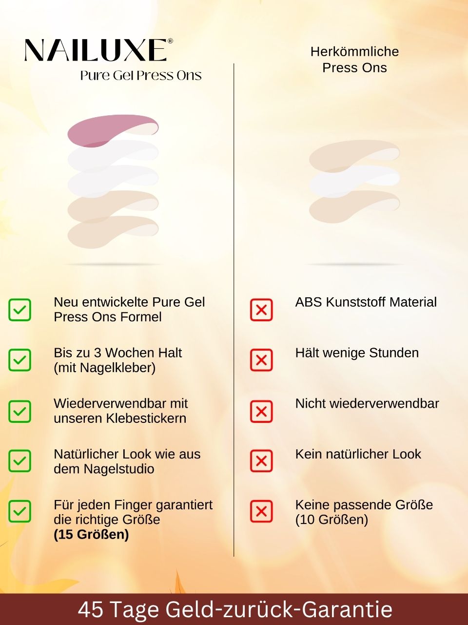 Herbst Starter Set / Pure Gel Press Ons