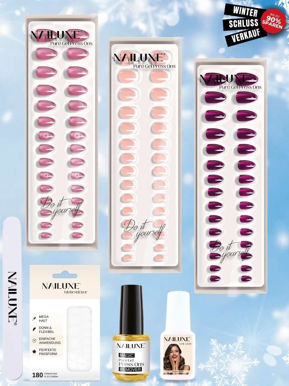 WSV SALE Starter Set / Pure Gel Press Ons