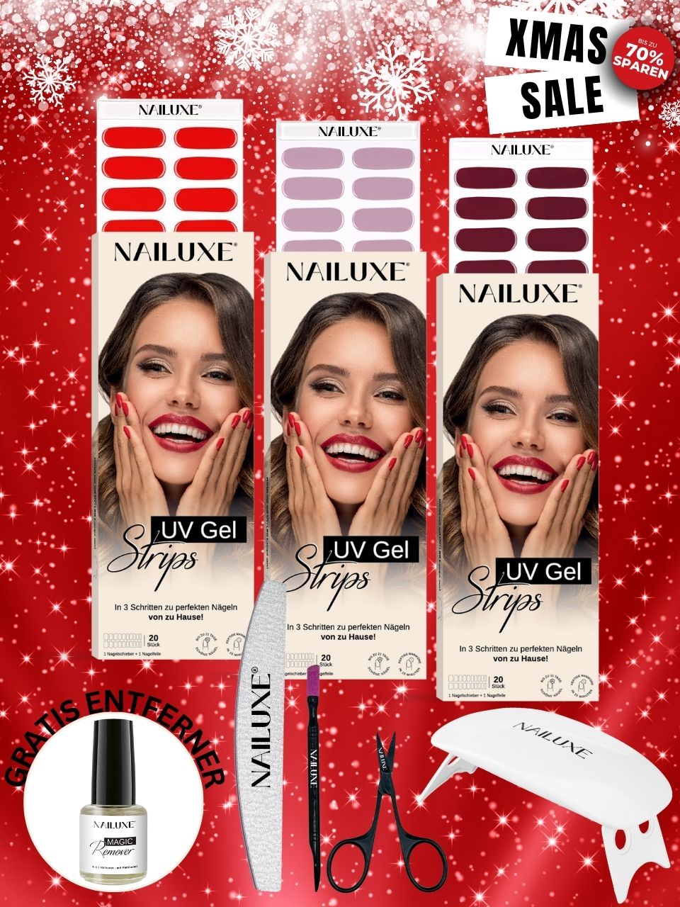 XMAS SALE Starter Set / UV Gel Strips
