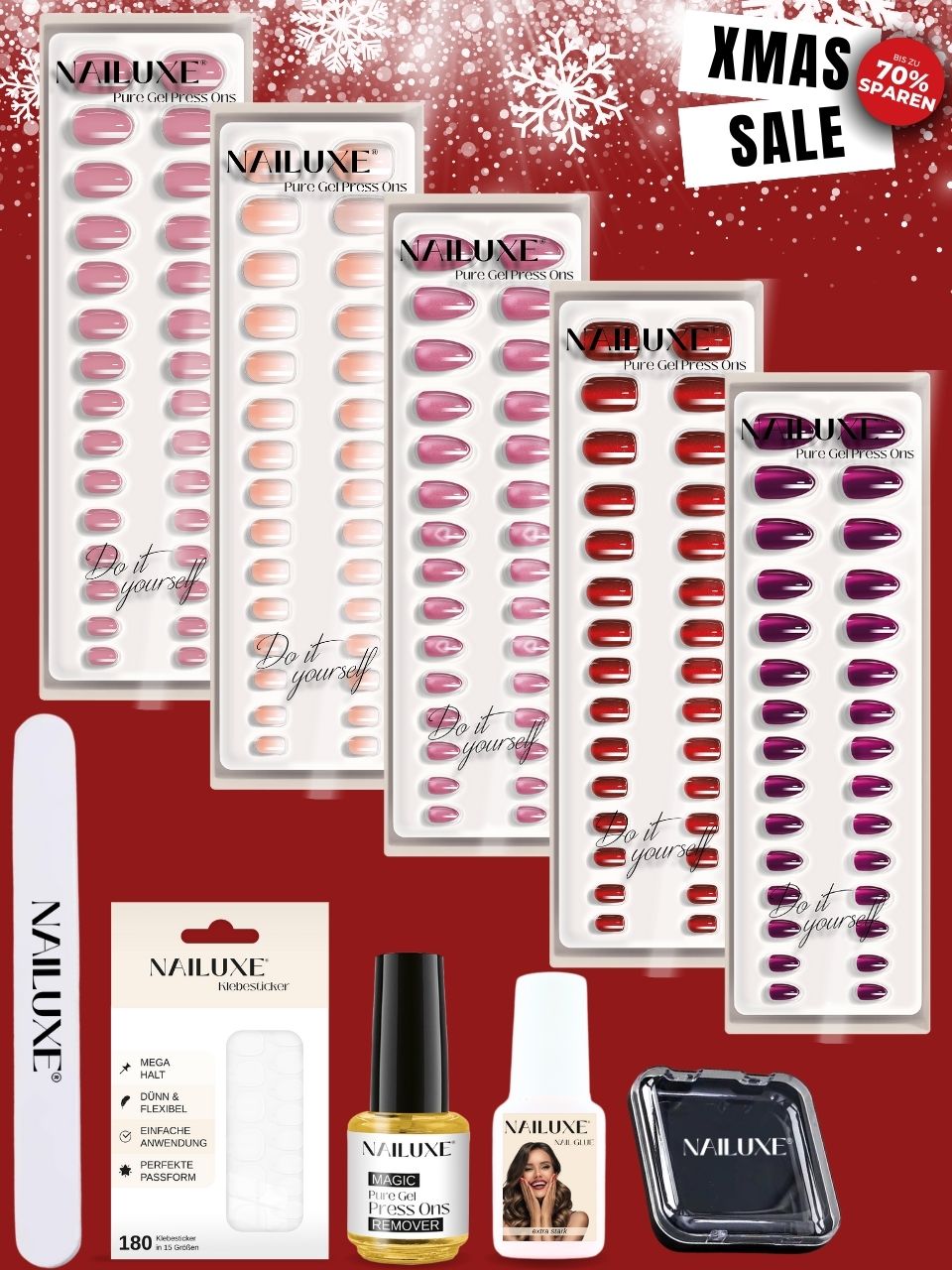 XMAS Sale Bestseller Set / Pure Gel Press Ons