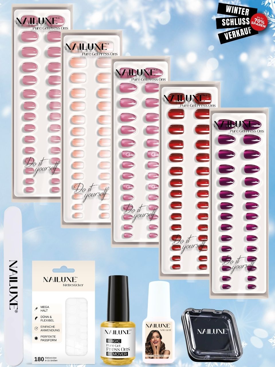 WSV SALE Bestseller Set / Pure Gel Press Ons