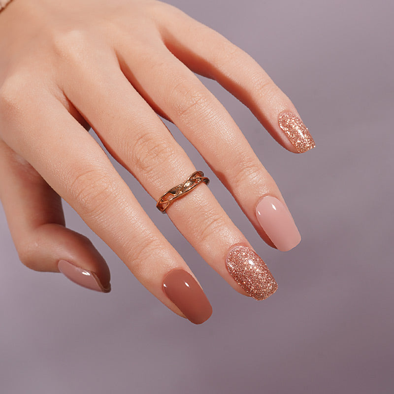 ROSEWOOD GLAZED - UV GEL STRIPS