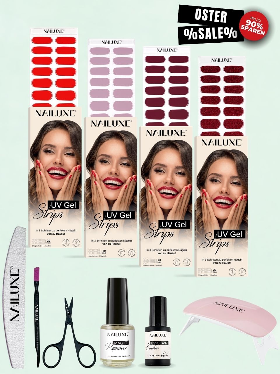 OSTER SALE Bestseller Set / UV Gel Strips