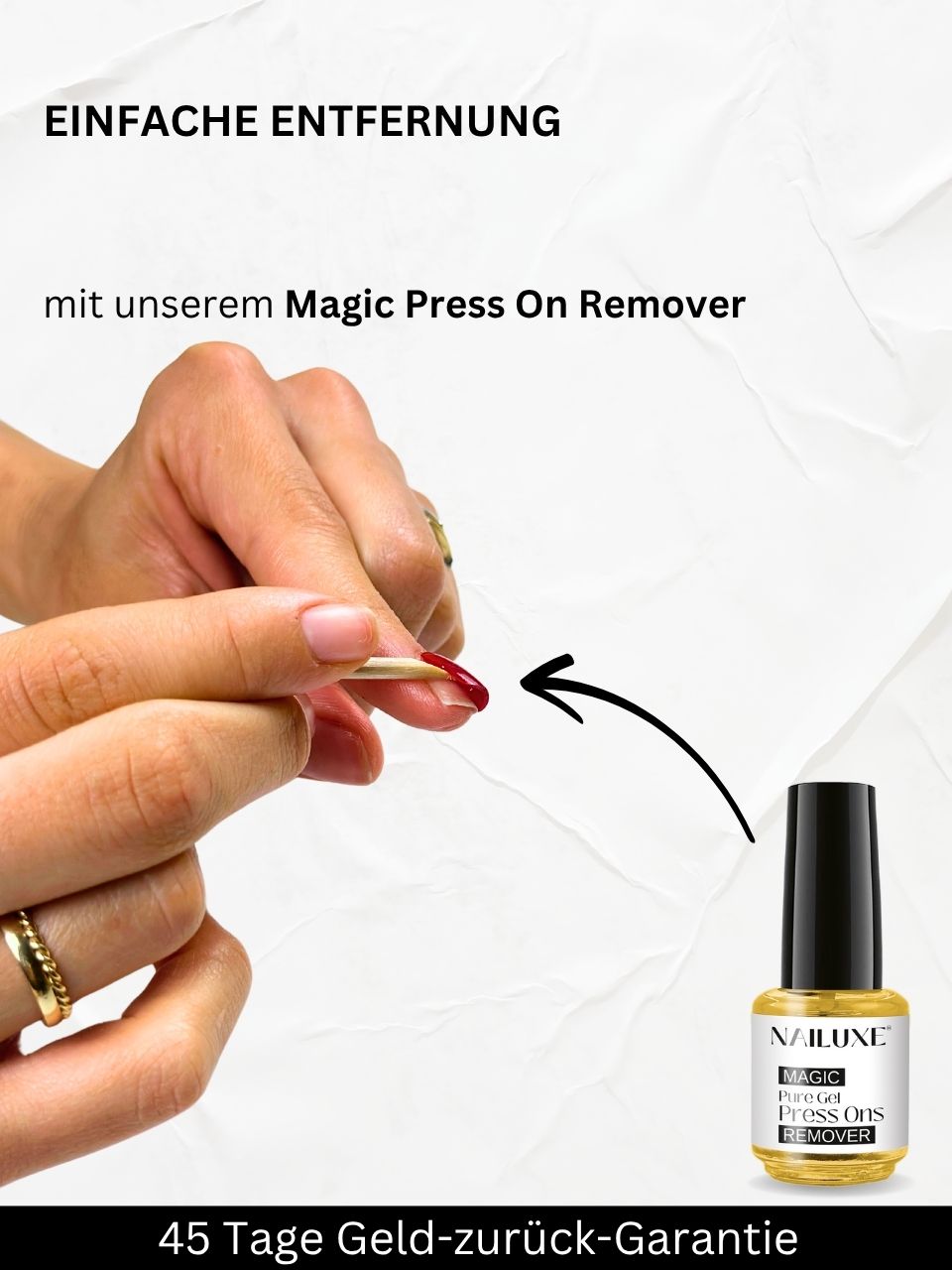 Weihnachts 3er Pure Gel Press On Set + 100er Box AlkoholPads