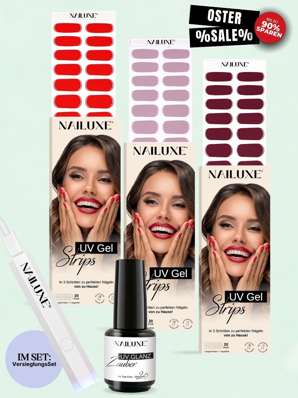 OSTER SALE 3er UV Set + VersieglungsSet
