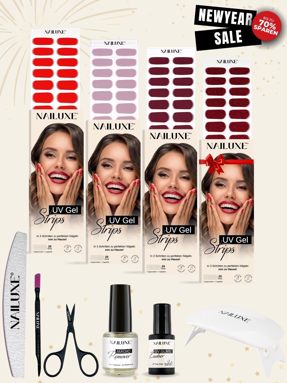 NewYear SALE Bestseller Set / UV Gel Strips