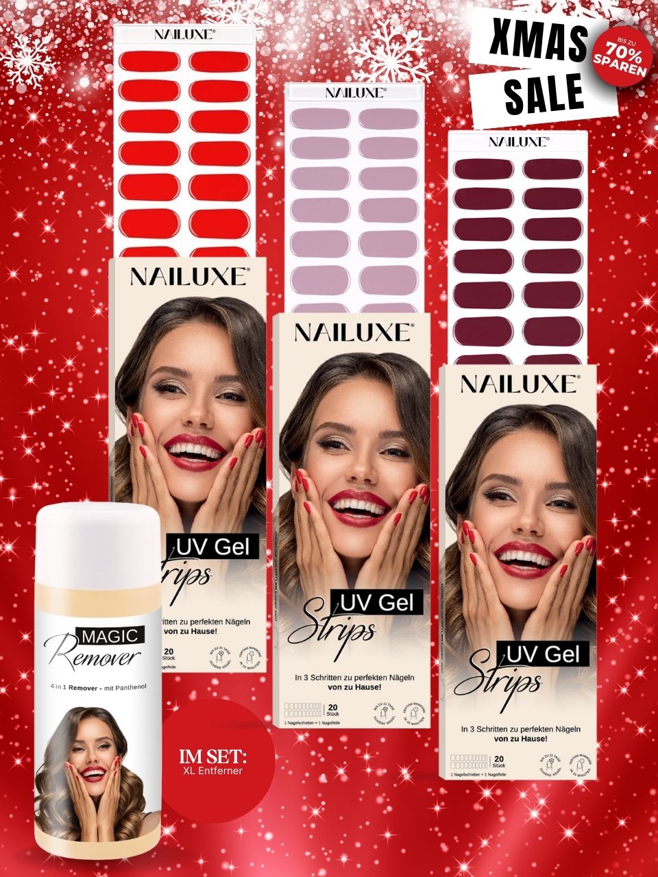 XMAS SALE 3er UV Set + XL Entferner