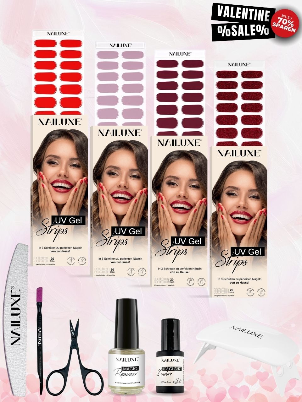 Valentine SALE Bestseller Set / UV Gel Strips