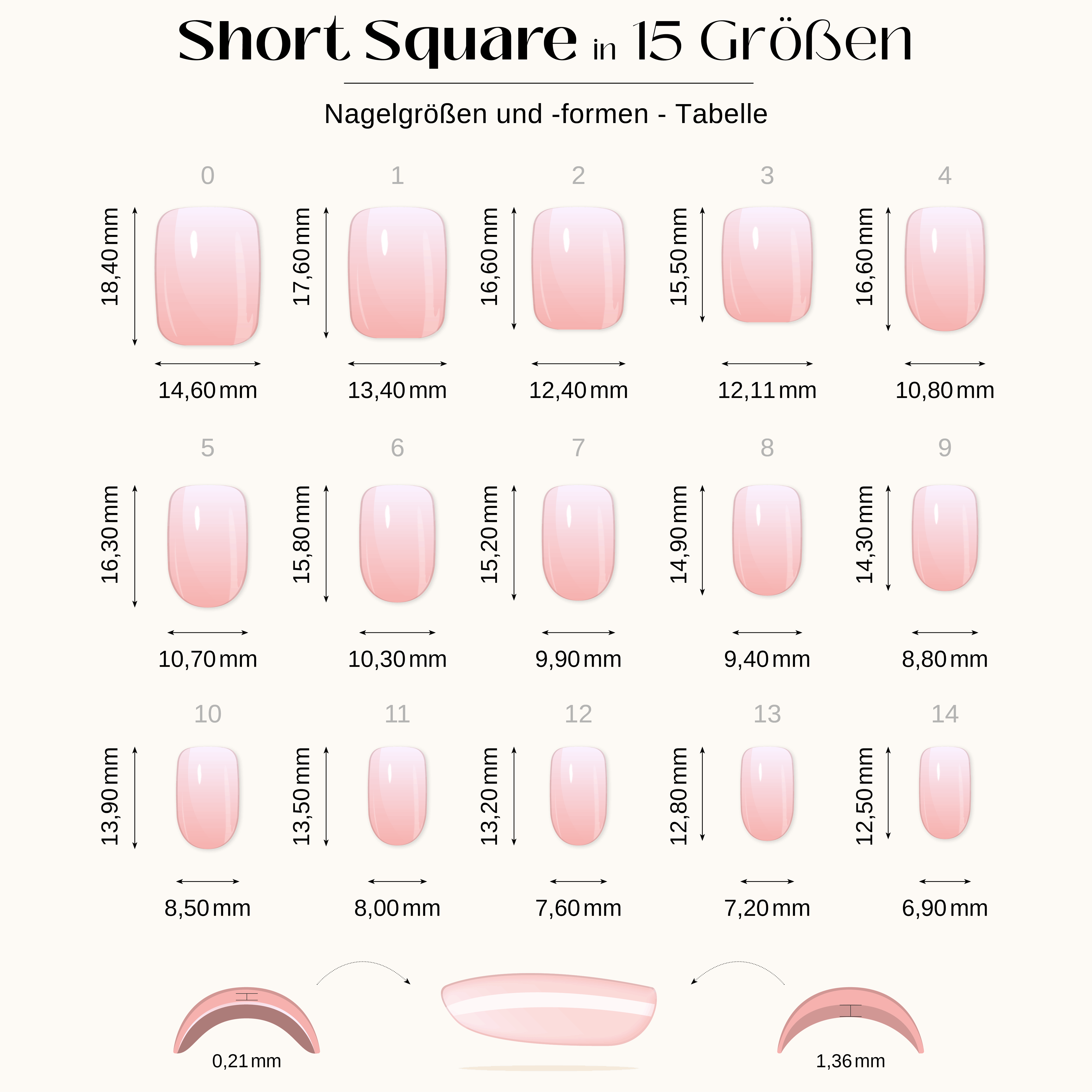 Ruby Red- Short Square - Pure Gel Press On
