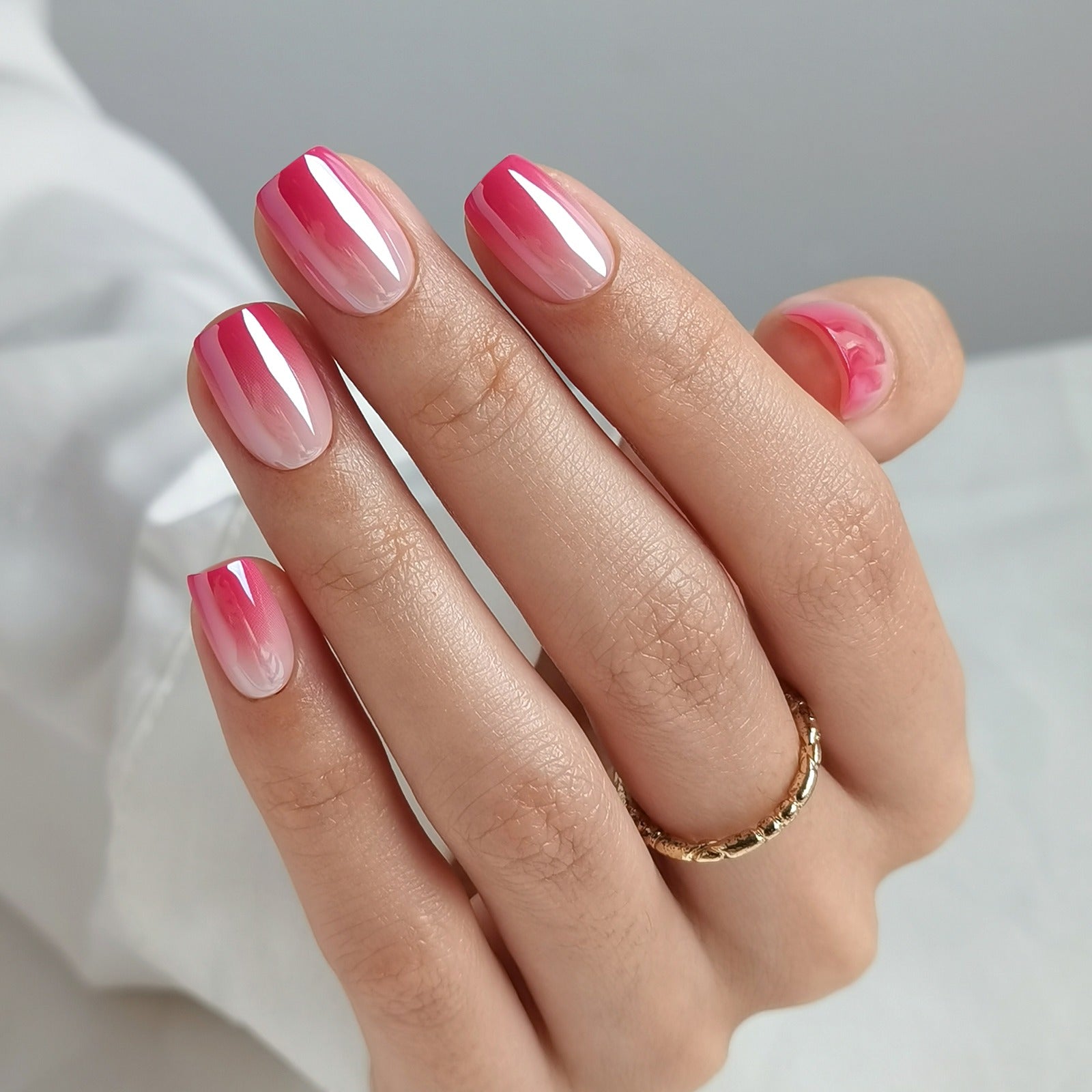 Baby Boomer Rosé - Short Square - Pure Gel Press On