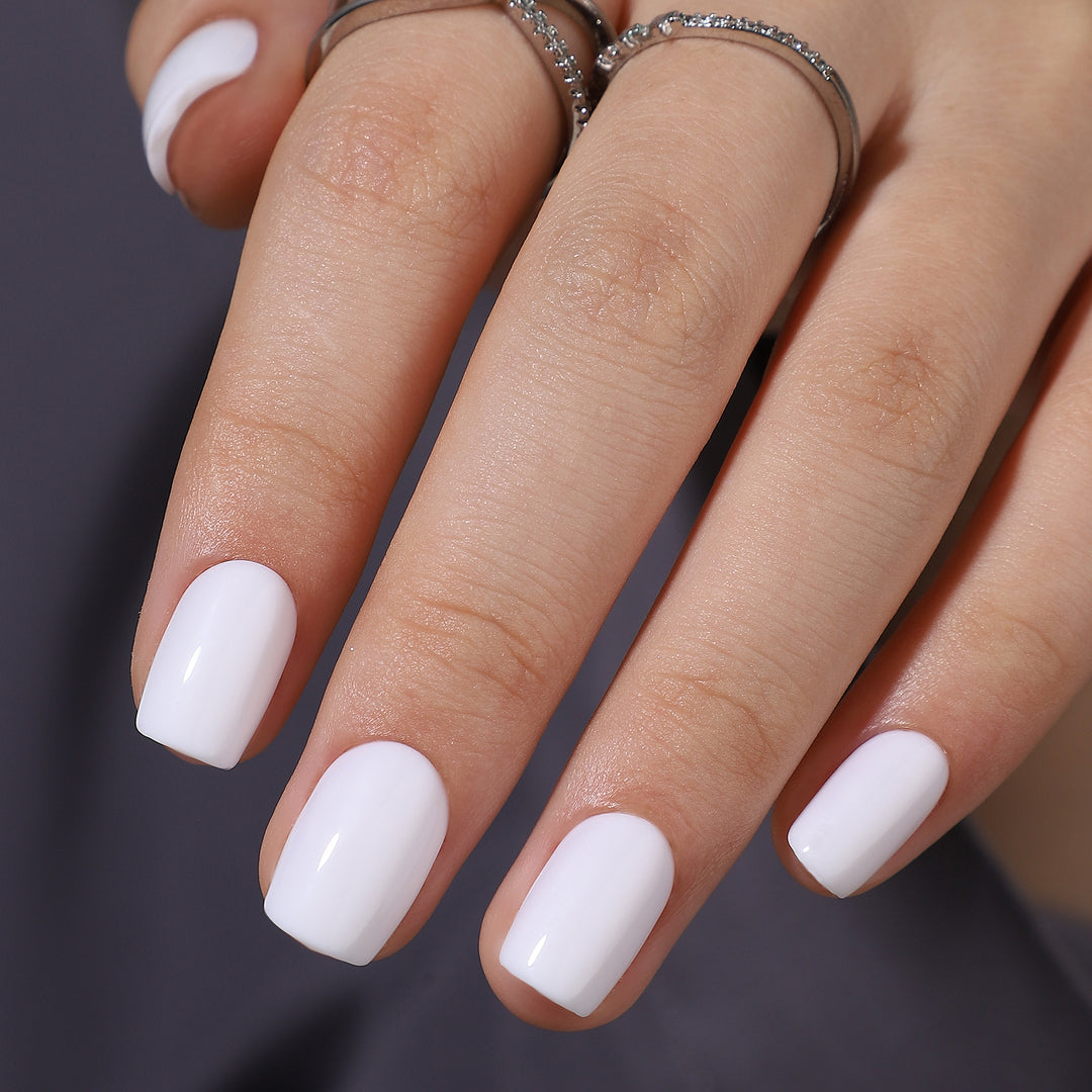 Coconut Kiss - Short Square - Pure Gel Press On
