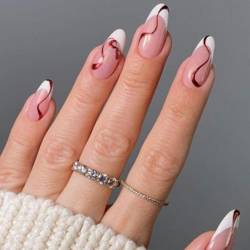 French Red Line - Medium Almond