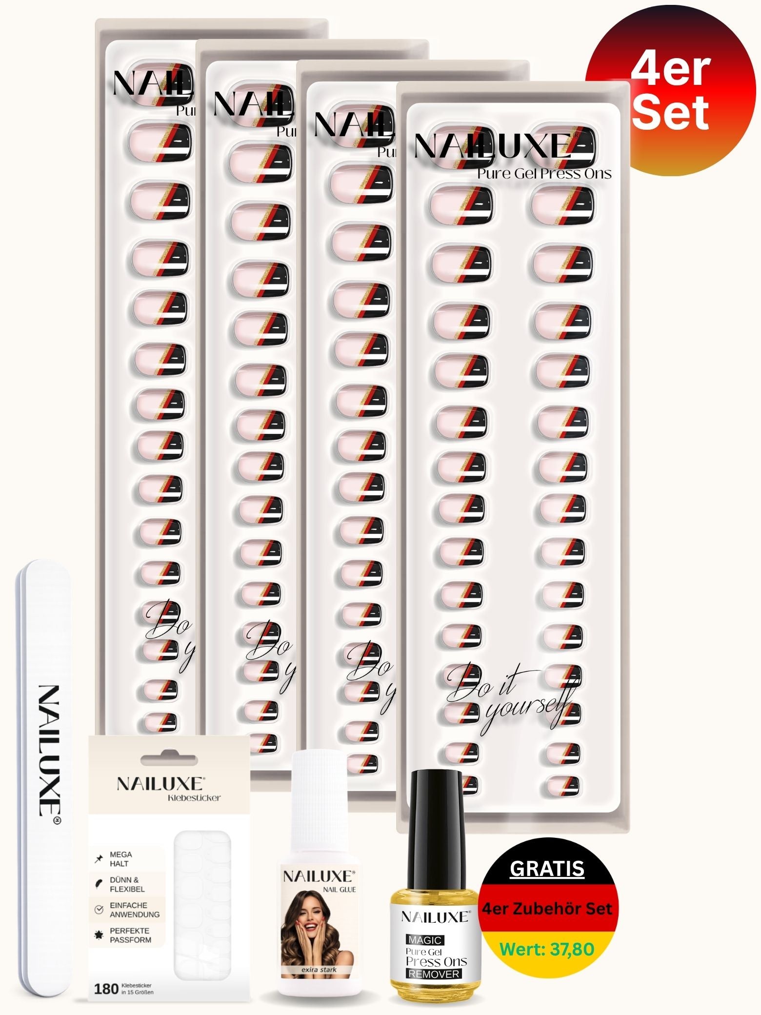 Weltmeister Set / Pure Gel Press Ons