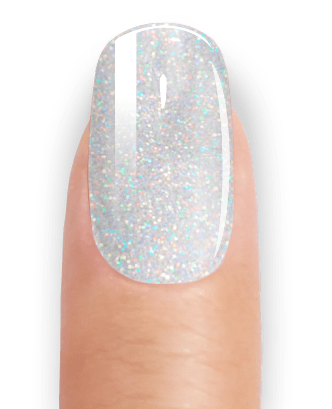 SILVER GLITTER UV