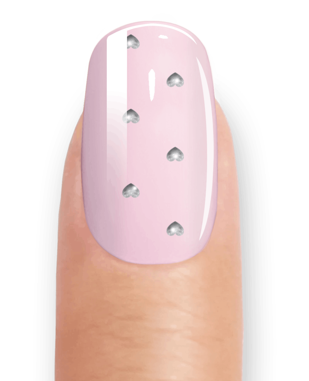 NEON HEARTS - UV GEL STRIPS