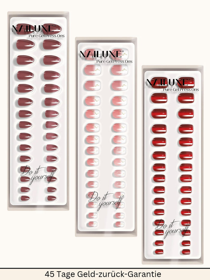3er Set / Pure Gel Press Ons