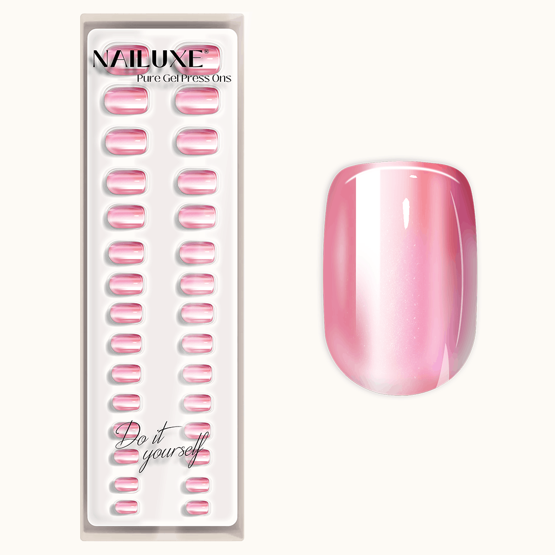 Cat Eye Ballet- Short Square - Pure Gel Press On