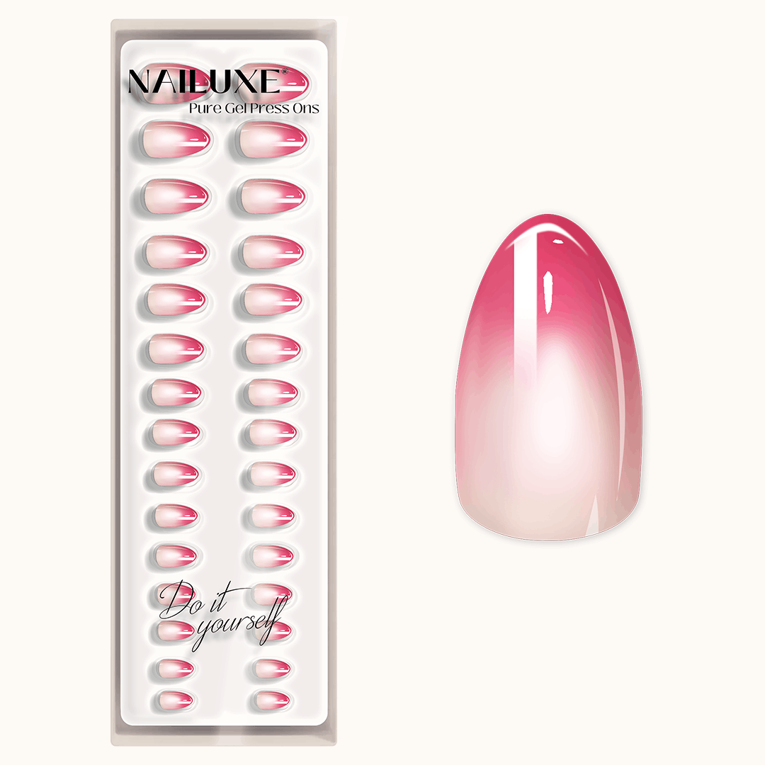 Baby Boomer Rosé - Short Almond - Pure Gel Press On