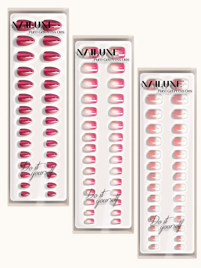3er Set / Pure Gel Press Ons