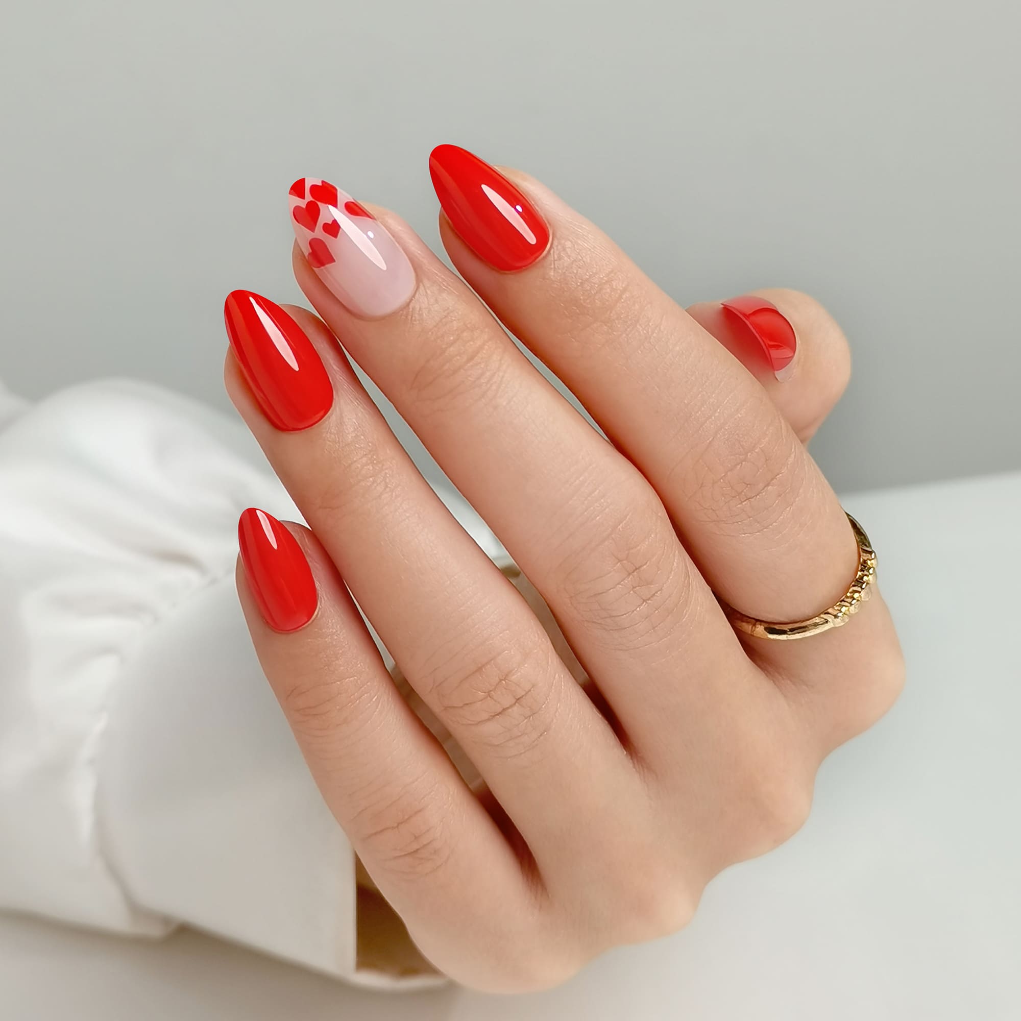 Passion Love - Short Almond - Pure Gel Press On