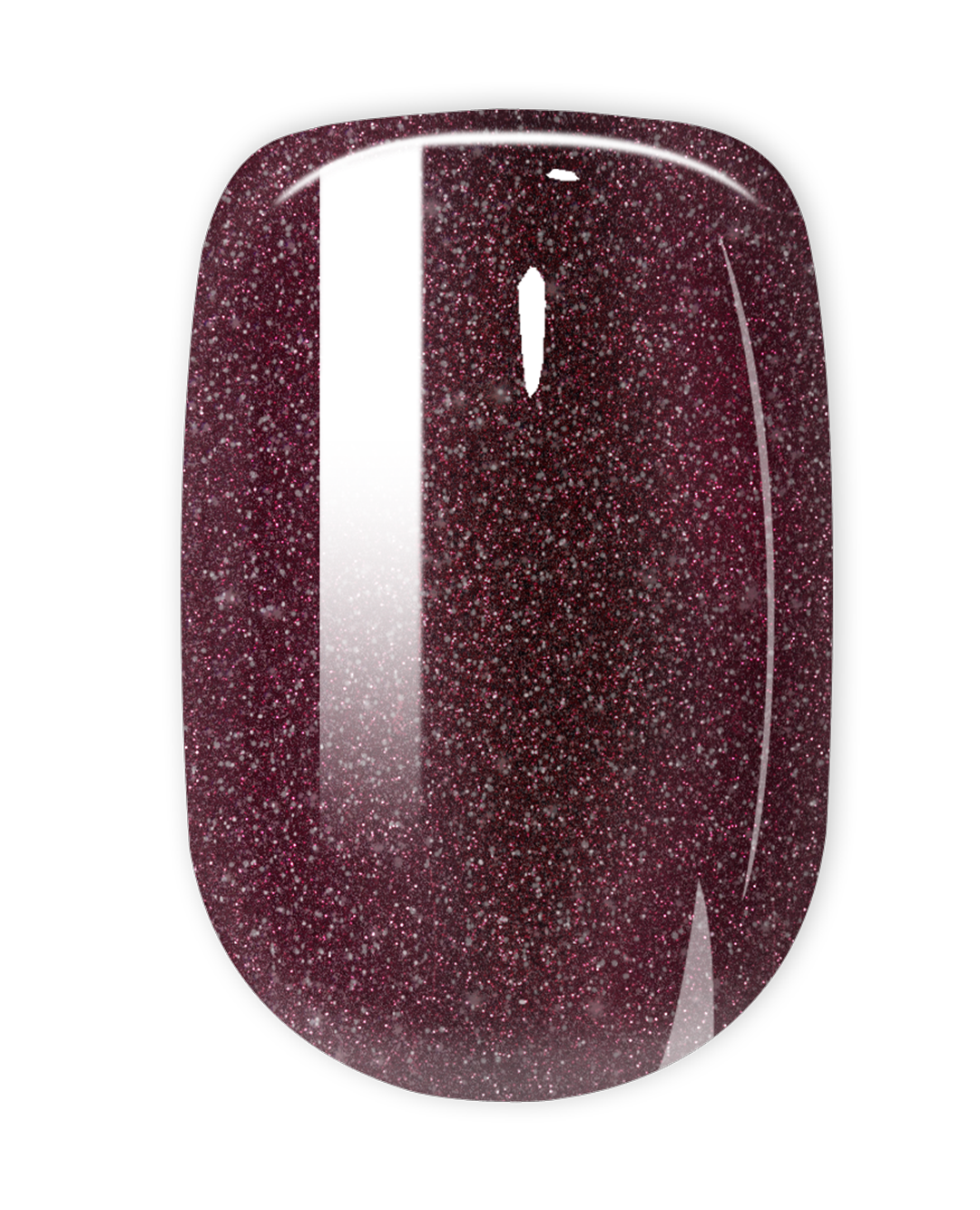 Vino Glitter - Short Square - Pure Gel Press On