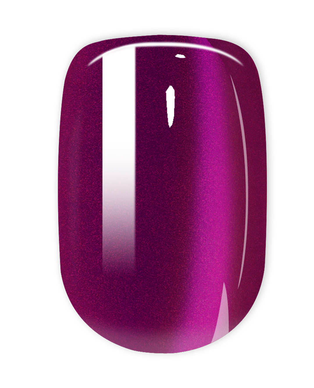 Violet Glitter - Short Square - Pure Gel Press On