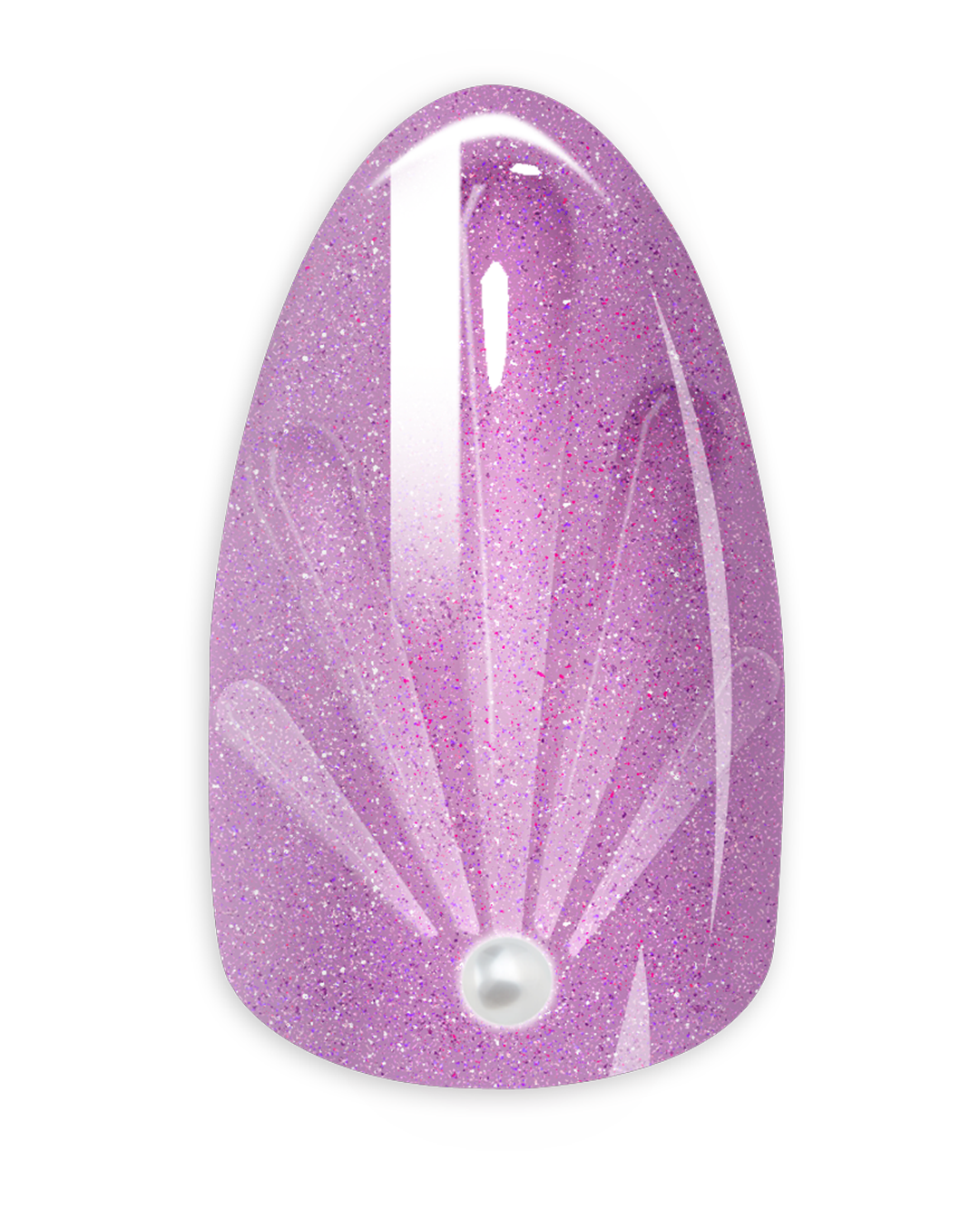 Short Almond MERMAID PEARL
