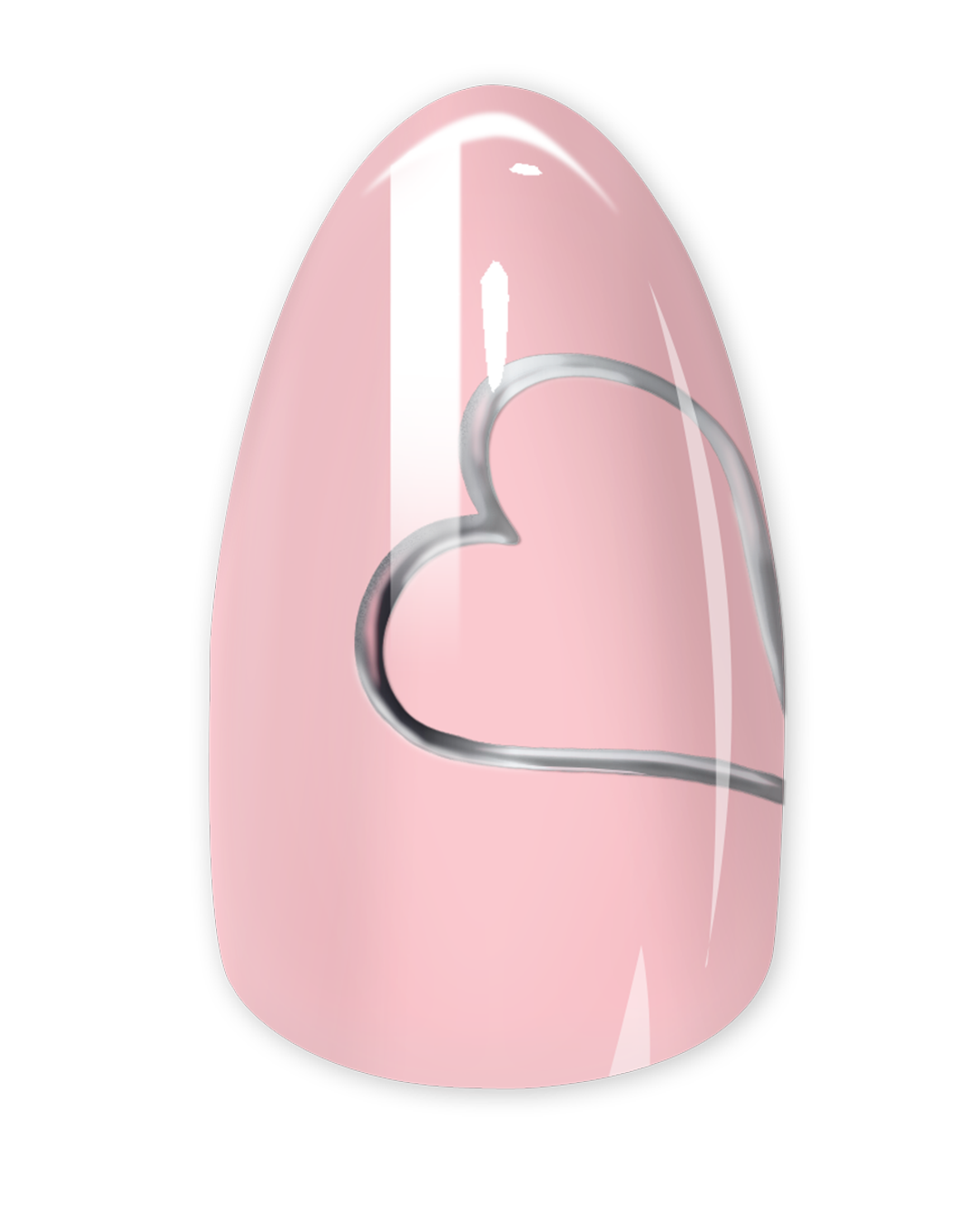 Short Almond SILVER LOVE