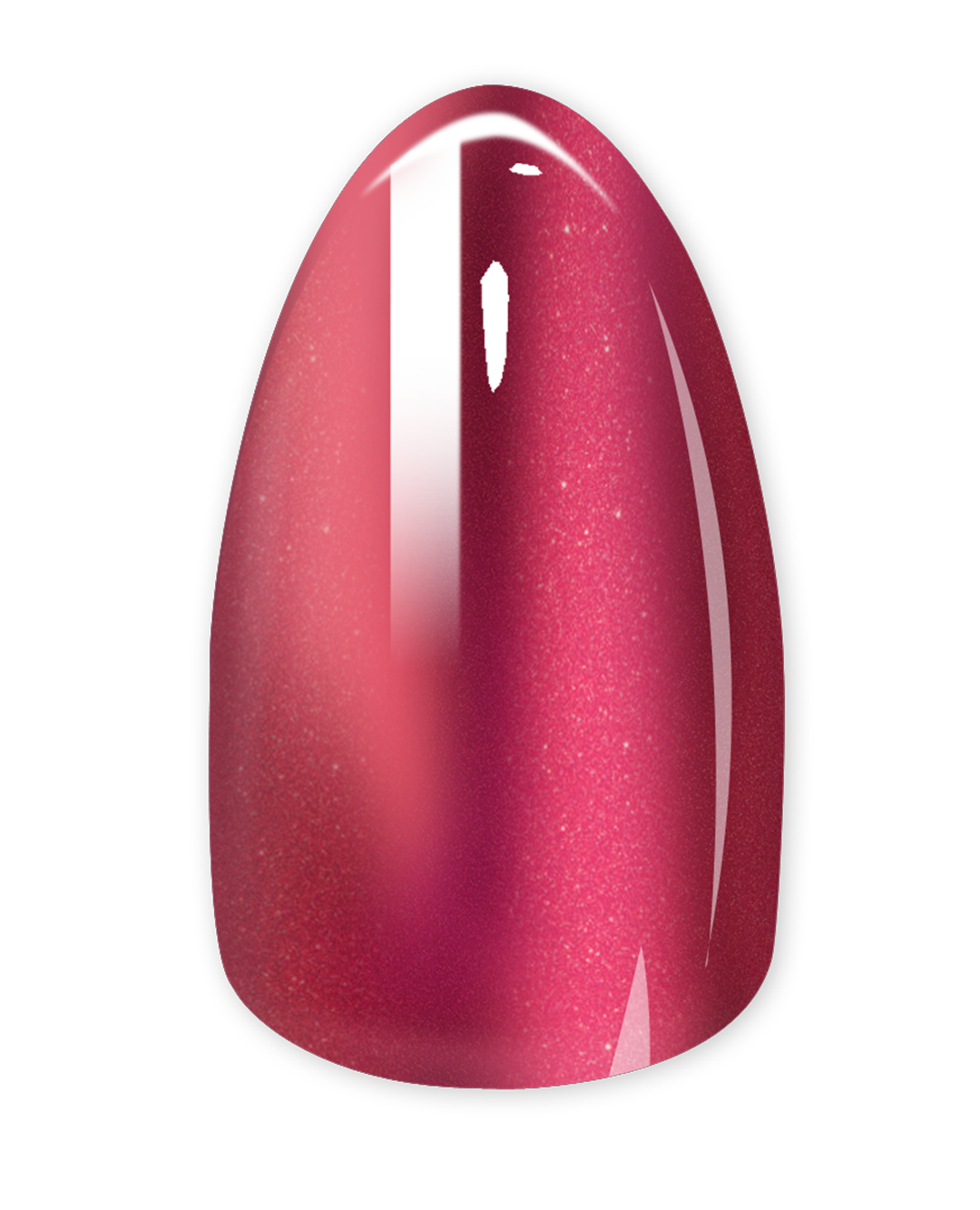 Short Almond CAT EYE RUBY