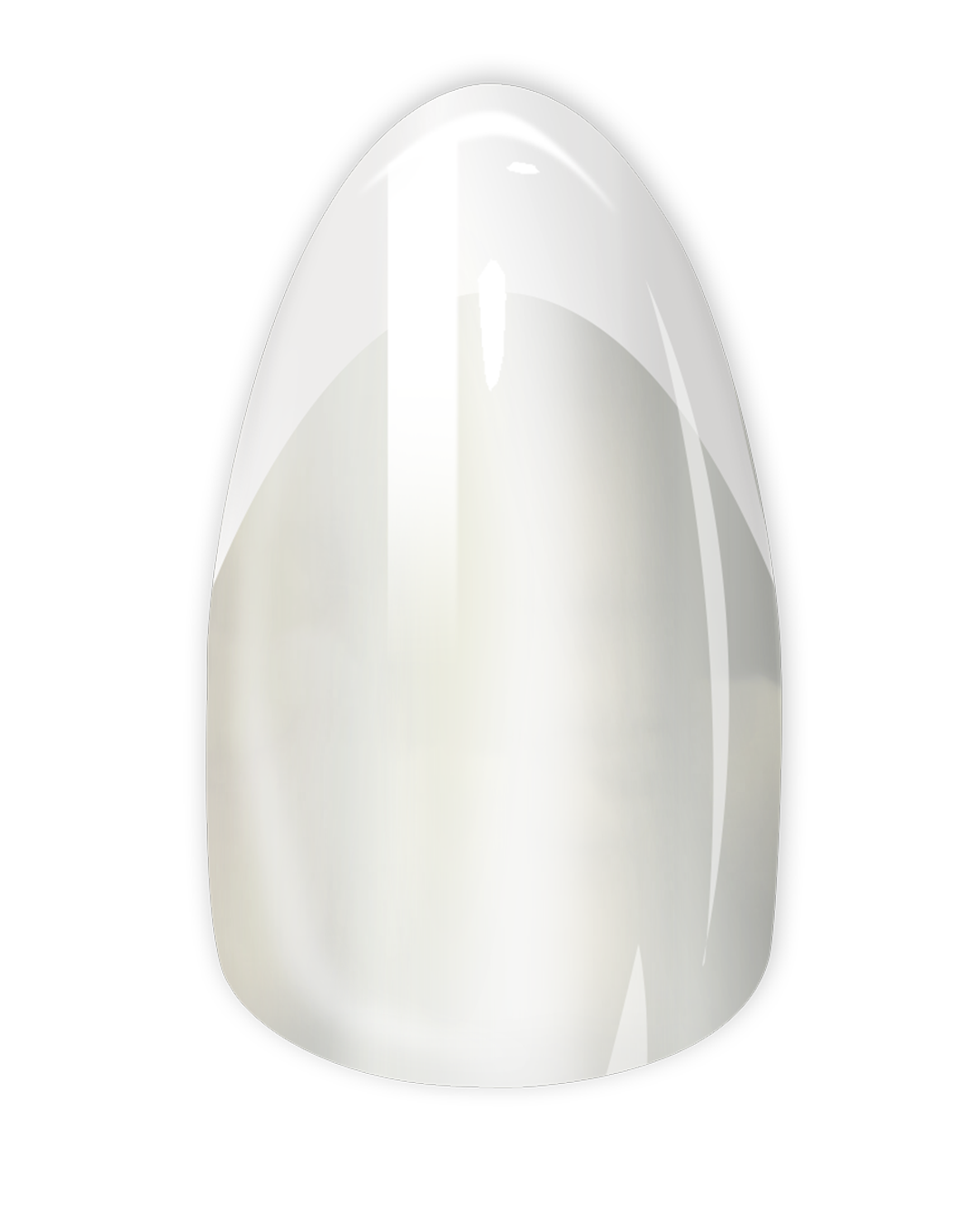 Short Almond FRENCH CHROME