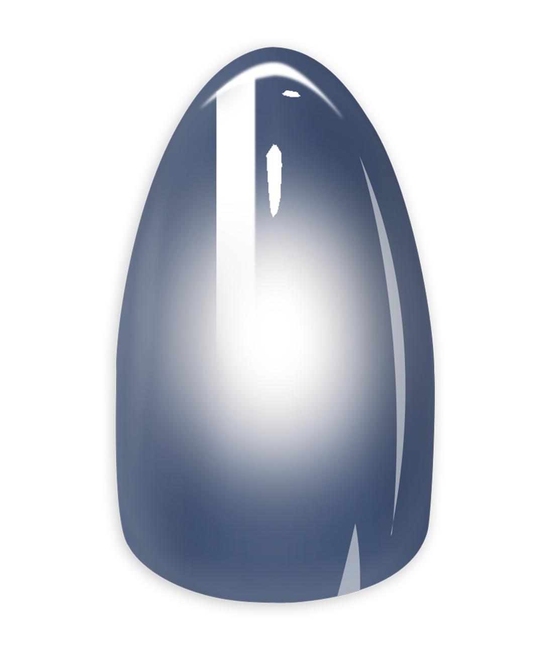 MYSTIC STEEL - Short Almond - Pure Gel Press On