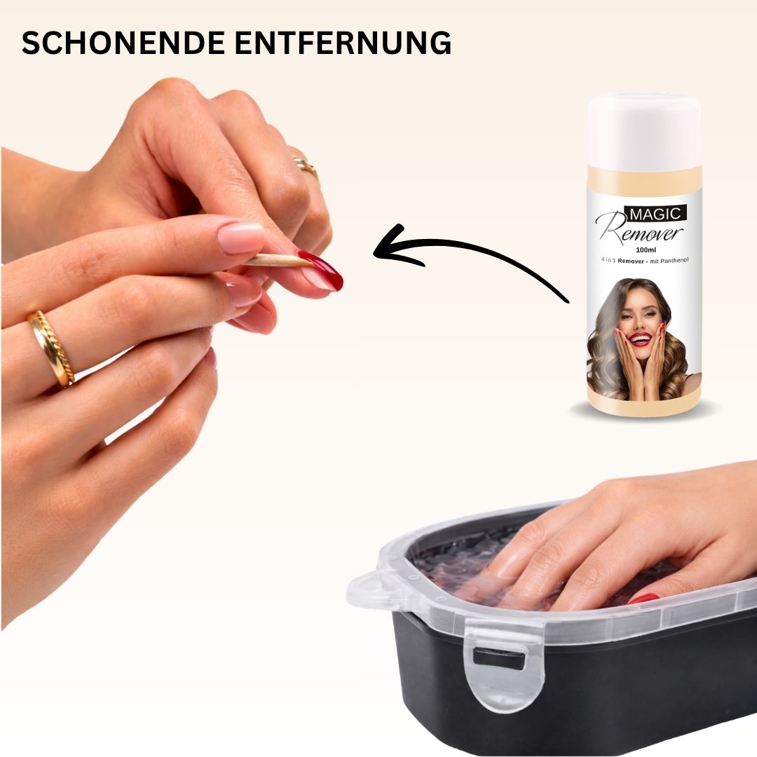UV Gel Strip Entfernungs-Set