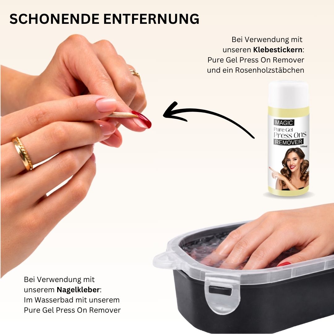 Pure Gel Press On Entfernungs-Set
