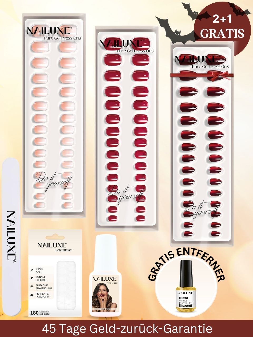 Halloween Starter Set / Pure Gel Press Ons