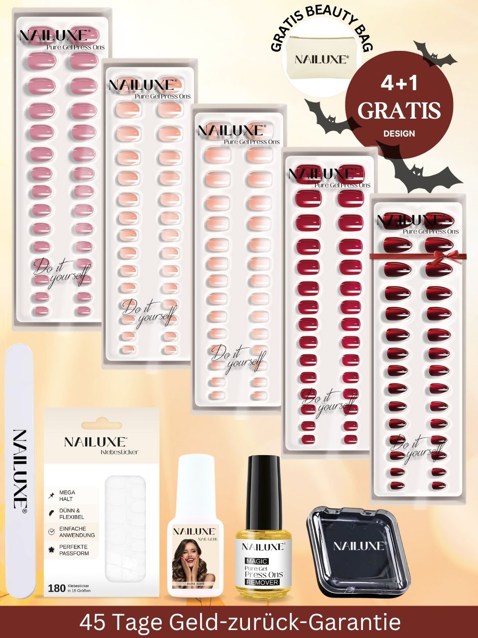 Halloween Premium Set / Pure Gel Press Ons
