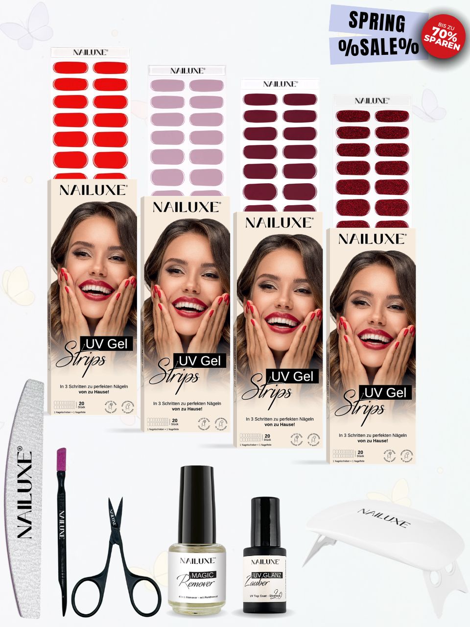 SPRING SALE Bestseller Set / UV Gel Strips