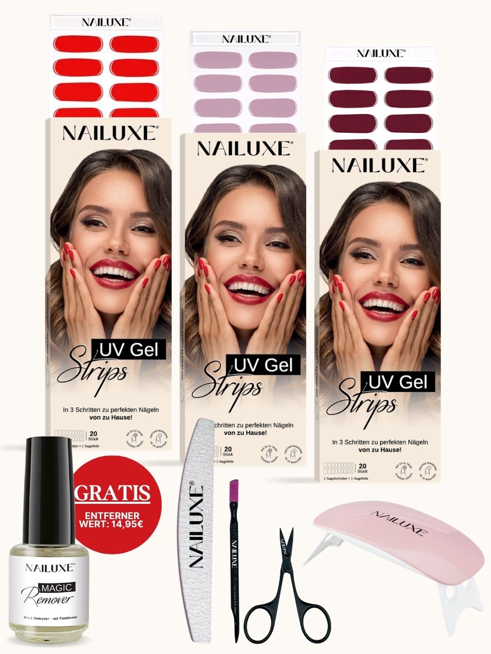 Frühlings Starter Set / UV Gel Strips