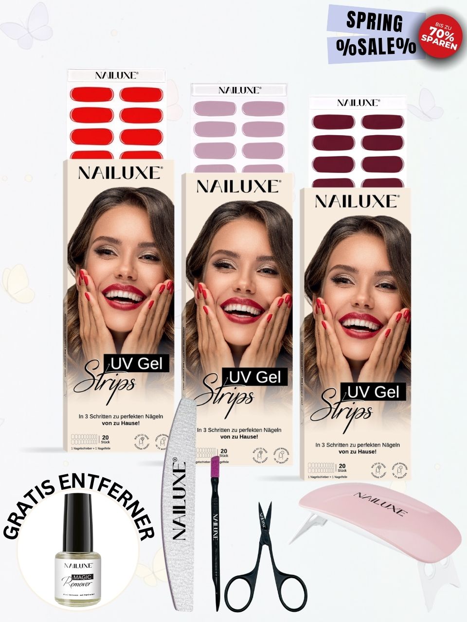 SPRING SALE Starter Set / UV Gel Strips