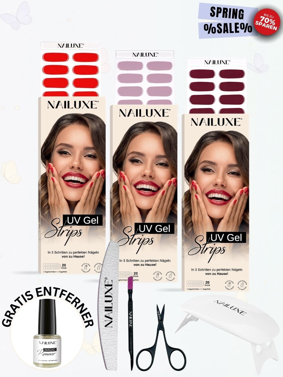 SPRING SALE Starter Set / UV Gel Strips