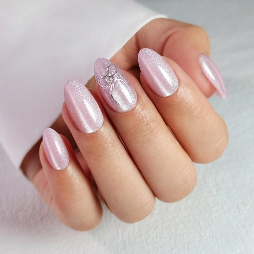 Loop Glitter - Short Almond