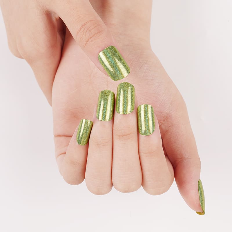 GREEN GLITTER UV - NAILUXE