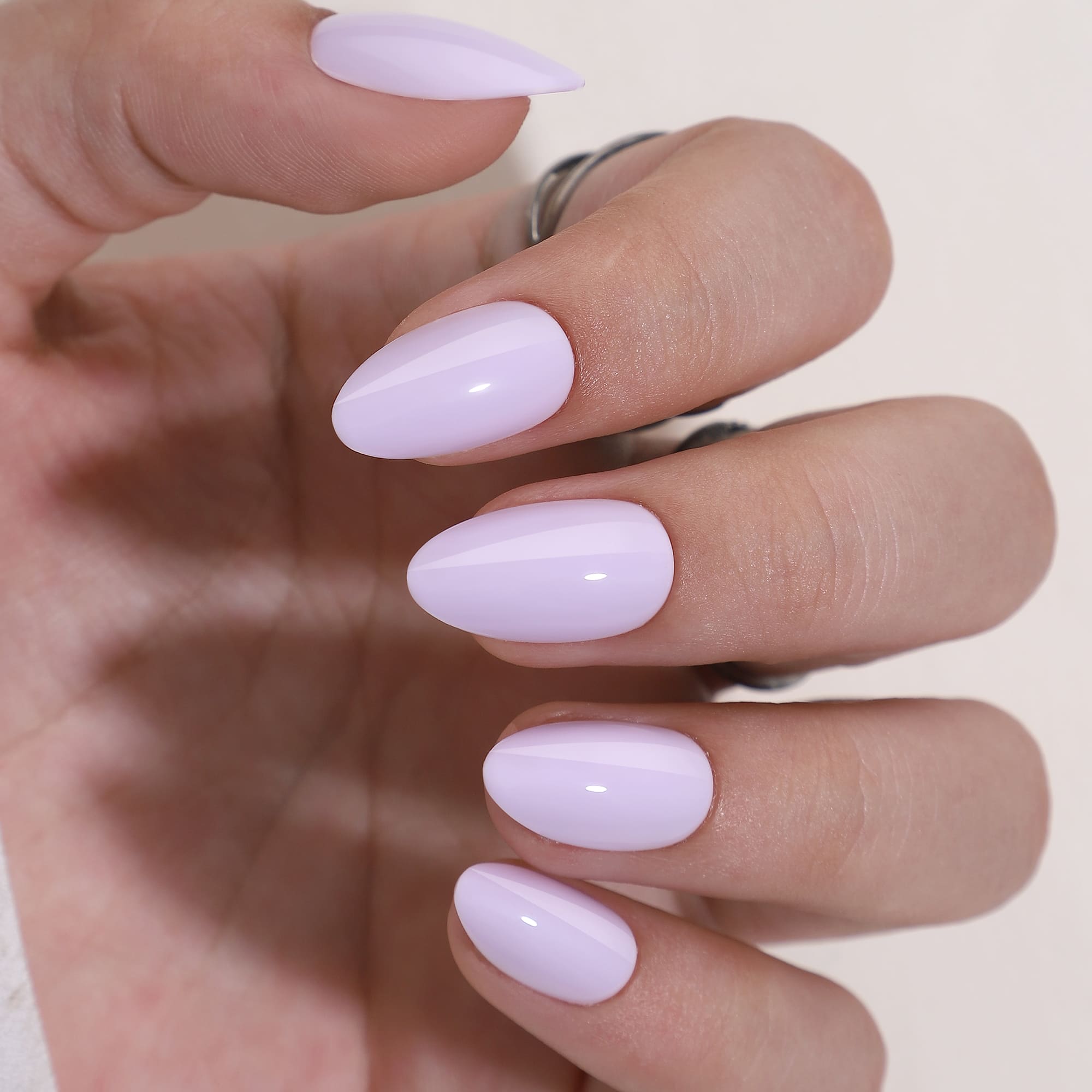 Lilac - Short Almond - Soft Gel Press On - NAILUXE