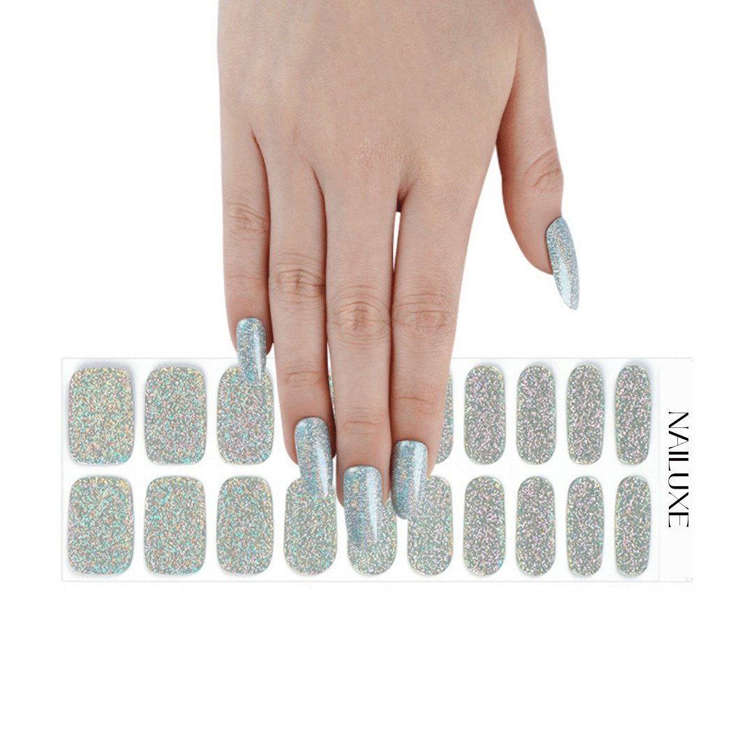 SILVER GLITTER UV - NAILUXE