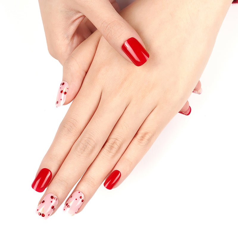 SPARKLY RED UV - NAILUXE